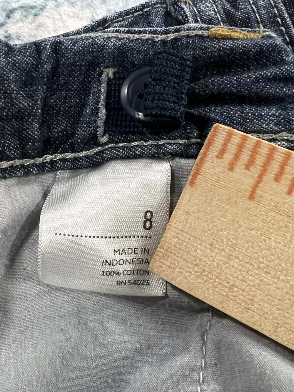 Old Navy Boys Blue Denim Cargo Shorts